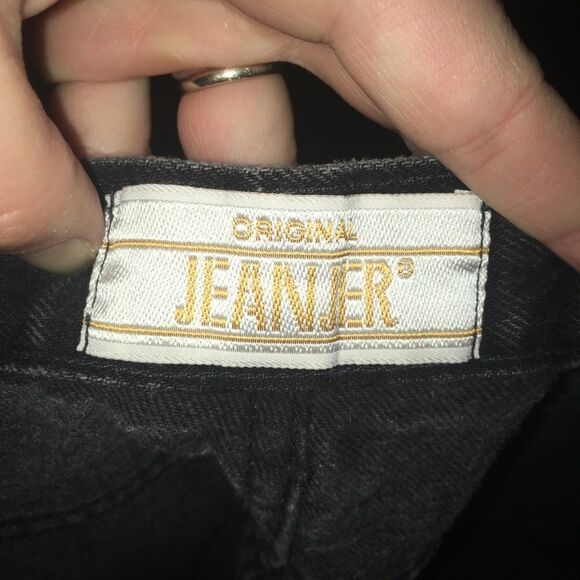 Vintage 80’s black button up Original Jenjer jeans - Picture 3 of 4